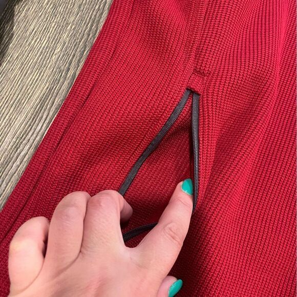 Colosseum Alabama Crimson Tide Pullover Jacket Zipper Pockets High Neck Red Sz M - Picture 3 of 10